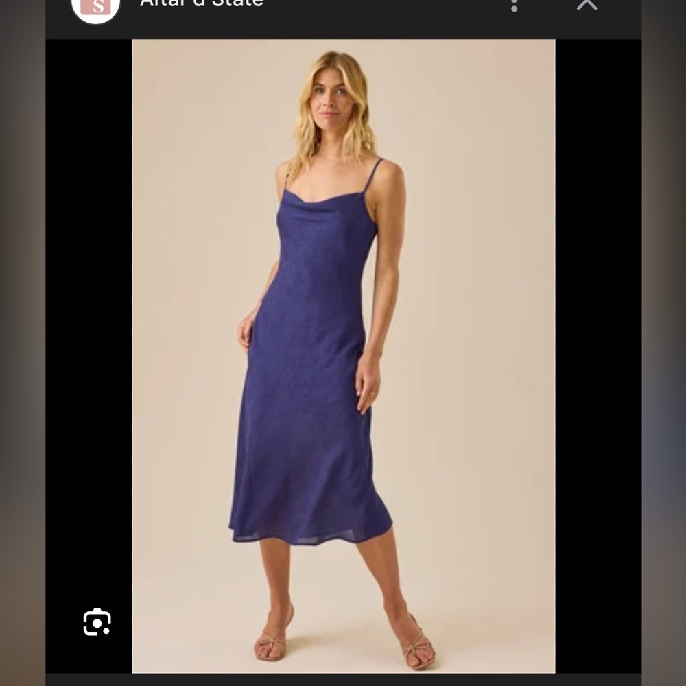 Altar'd State One Shoulder Purple Dress